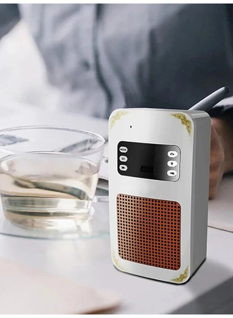 SQ-669 Wall Plug Quran Player with LED Light, Bluetooth, APP Control & MP3 Playback - Image 2